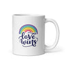 Love Wins Rainbow Mug