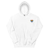 Pride Heart Embroidered Hoodie